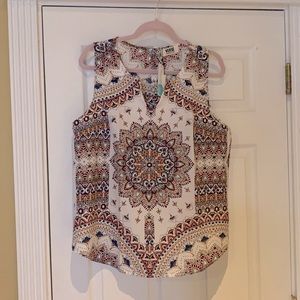 NWT stitch fix shirt - Verse Joey split neck top